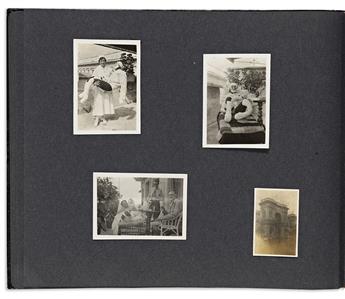 Hemingway, Ernest (1899-1961) WWI Photo Album Documenting his Volunteer Service in the Ambulance Corps.